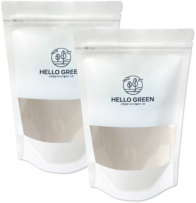 헬로우그린 복령 가루 분말 (팩), 2개, 500g