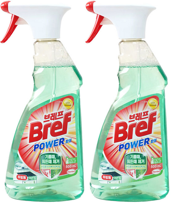 브레프 파워 주방 세정제, 2개, 500ml
