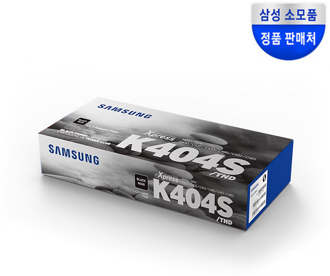 삼성전자 프린터 토너 CLT-K404S/TND, 블랙, 1개