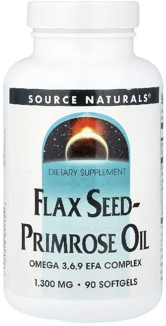 소스내추럴스 아마씨 달맞이꽃 오일 Flax Seed-Primrose Oil 소프트젤 90정, 1개 - 쿠팡