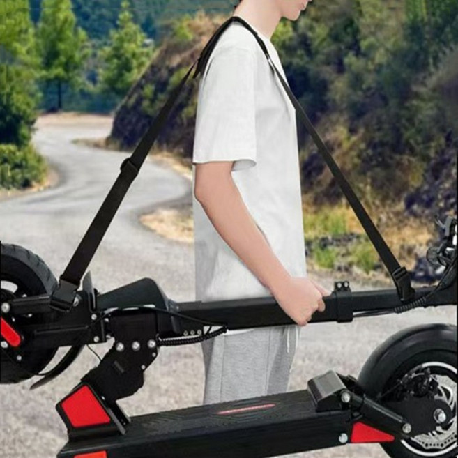 쁘띠꼬모 다용도 휴대용 숄더 밸런스바이크 킥보드 자전거 이동 스트랩 어깨끈 조절 숄더끈 전동킥보드벨트 어깨패드 조절식 운반끈 H5102801, 버클형