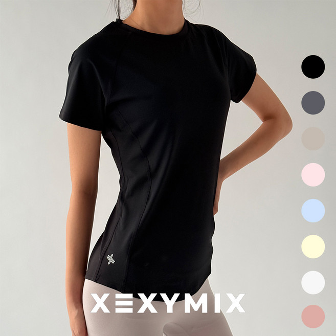 젝시믹스 여성 아이스페더 냉감 반팔 티셔츠 쿨링 여름 운동복