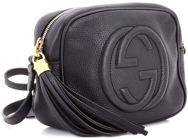 구찌 중고 소호 디스코 레더 스몰 크로스 백