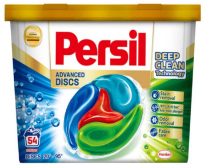 퍼실 어드밴스드 디스크 드럼겸용 캡슐세제 1.35kg, 54개입, 1개