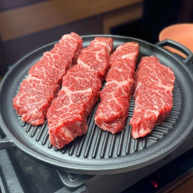 바라던 냉장 미국산 초이스등급 뼈없는 우대갈비 본갈비살 400G 1팩
