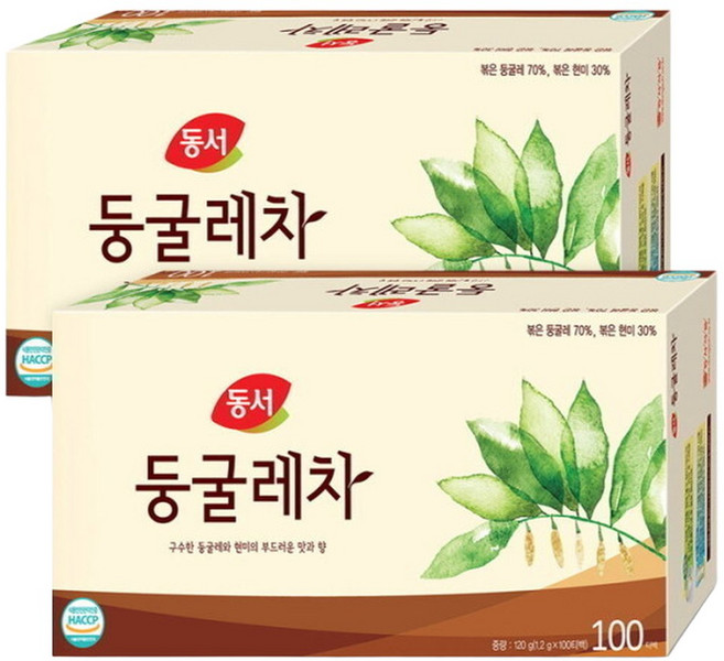 동서 둥굴레차 1.2g x 200T 100개입x2개, 2개, 200개입
