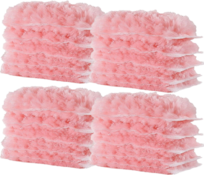 원앤모어 다용도 정전기 길이조절 양면 흡착 먼지털이, 1세트, 핑크(리필20P)