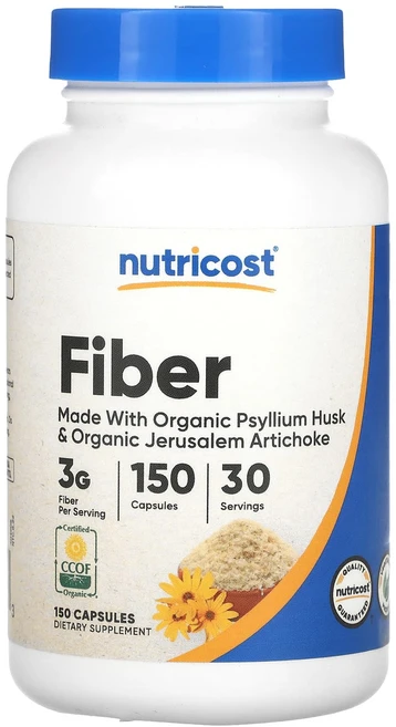 새해 첫좋은선물 Nutricost 섬유소 캡슐 150정 제대로 할인합니다, 1개 - 쿠팡
