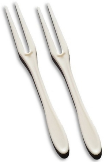 두날 미니포크, 1개, 흰색, 1000개