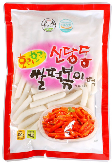 [송학식품] 신당동 쌀떡볶이 400g _ 떡볶이_얇은떡볶이, 1개, 1개