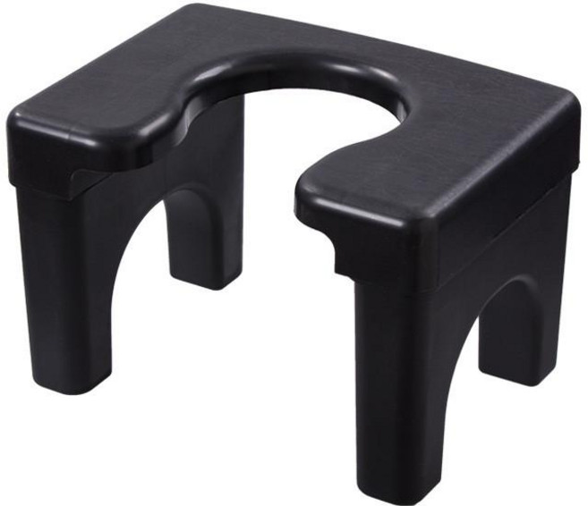 양변기 좌식 재래식 좌변기 이동식 농막, D. 키 큰 검은색 성인 버전