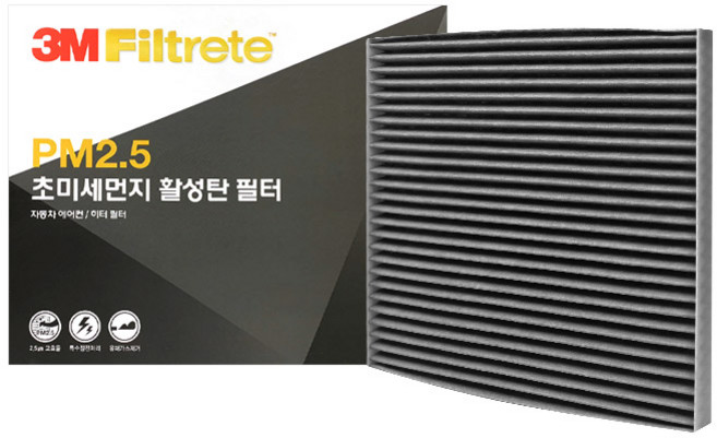 쓰리엠 PM2.5 초미세먼지 활성탄 필터, F6231, 1개