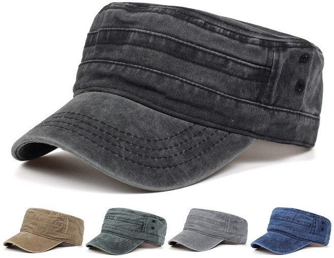 남자 여름모자 빈티지 워싱 무지 군모 남녀공용 캡모자 기본군모 햇빛가리개 모자