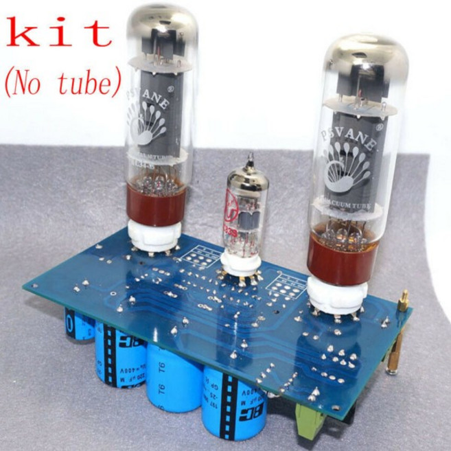EL34 진공관 증폭기 단일 종단 클래스 A HiFi 스테레오 앰프 DIY 키트 10W x2, 한개옵션1, 한개옵션0