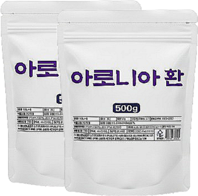 국산 아로니아 환 국내산 아로니아환 대용량, 2개, 500g