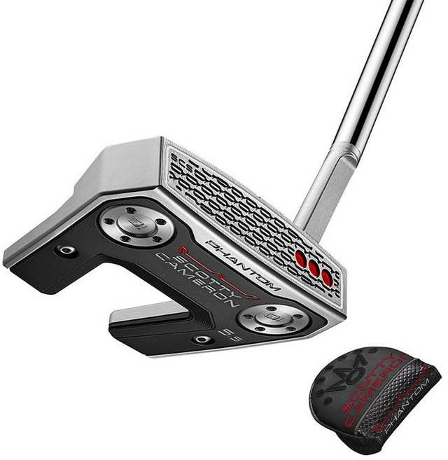 스코티 카메론 Scotty Cameron 남성용 팬텀 Phantom 5.5 퍼터 로프트 3.5도 오리지널 샤프트 292463, 34.0