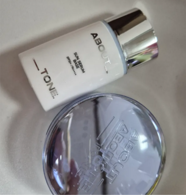 (세트)어바웃톤 ABOUT TONE 선 세럼 베이스 30ML & 워터 레이어 핏 쿠션(8종 선택), 19 페어