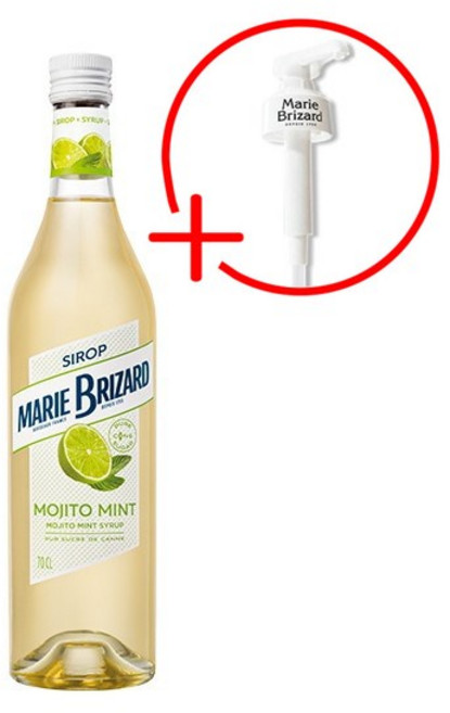 마리브리자드 모히또민트시럽 700ml + 전용시럽펌프1개 증정, 1개