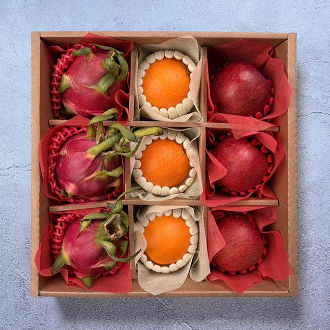 혼합 과일선물세트 상견례 이바지 백화점 승진 기념일 전국택배 가능, 1박스, 소담 9구 / 용과+망고+오렌지 세트