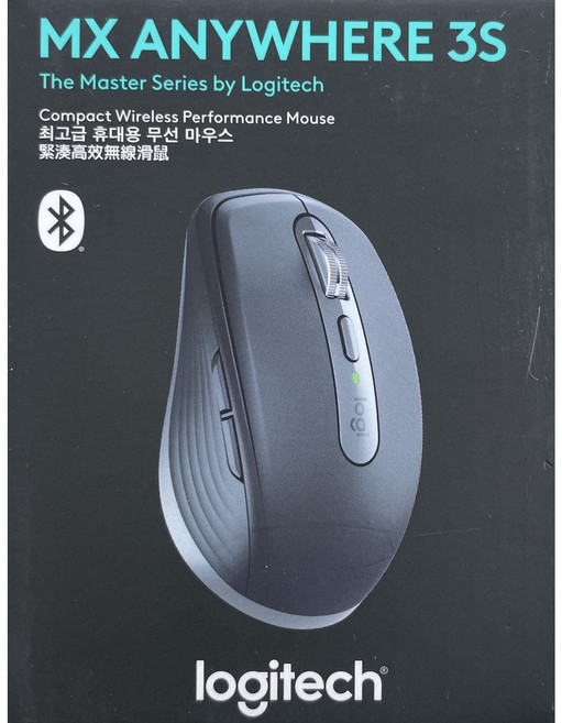 로지텍 코리아 무선 마우스 MX ANYWHERE 3S, MR0083, 블랙