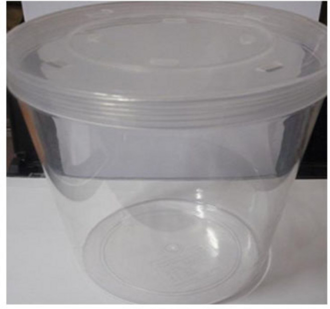 밀림펫 아크릴 원형 케이지(중), 1개