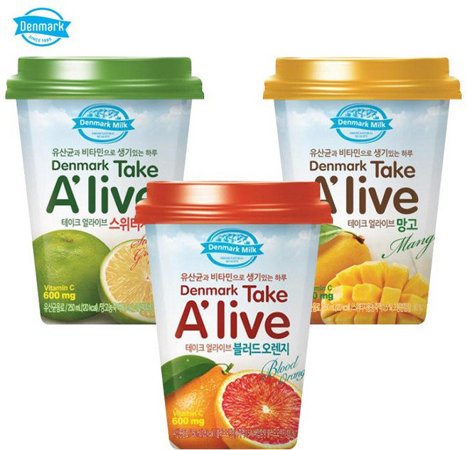 얼라이브 250mlx12컵(자몽4+망고4+오렌지4) 무배, 250ml, 1세트