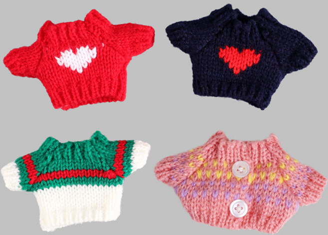 [모핸] 모루인형 옷 4종 세트 / 인형옷 만들기, 1개