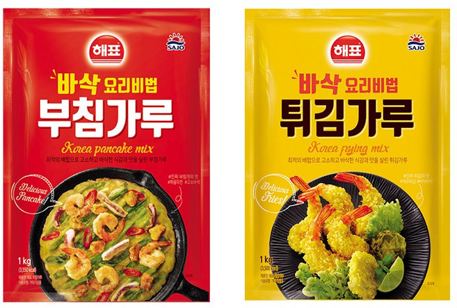 사조해표 부침가루 + 튀김가루, 1kg, 1개