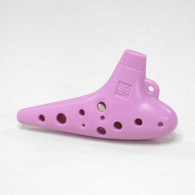 정품)진 오카리나/소프라노C/13음역/진달래 SC/핑크, 1개