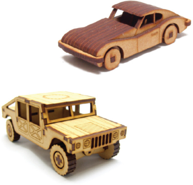 마이즈/나무 조립 모형 공예/자동차 3종류 중, 클래식자동차 / VE-09, 1개