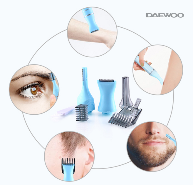 JH굿즈 대우 여성 면도기 제모기 눈썹정리기기 전동면도기 전동제모기, 단품