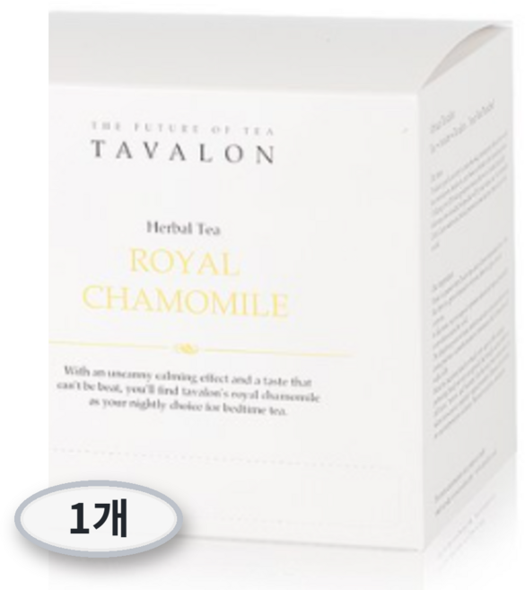 타바론 로얄 캐모마일 허브차 15개, 1.5g, 1개, 15개입