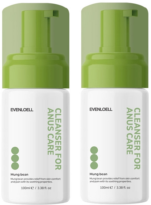 이븐로엘 항문세정제 항문 전용 클렌저 항문청결제, 2개, 100ml