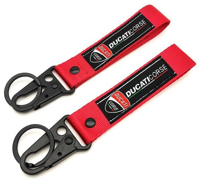 오토바이 키홀더 키링 야마하 가와사키 스즈키 혼다 열쇠고리 호환, 1개, 두가티