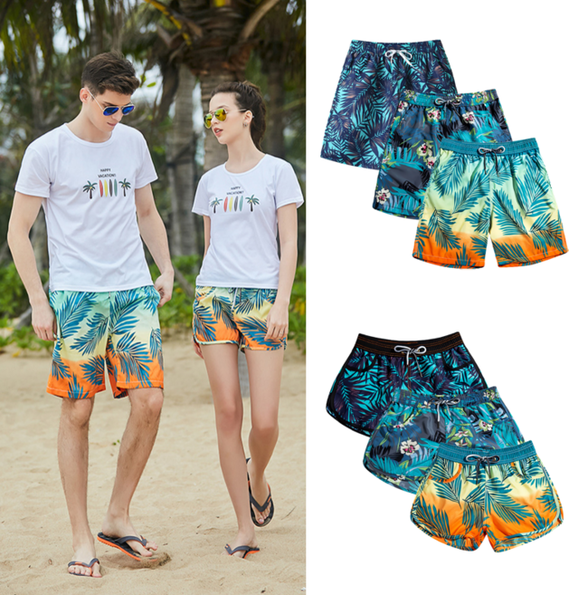 숏츠소개 루디아 하와이 스타일 팬츠 수영복 바지