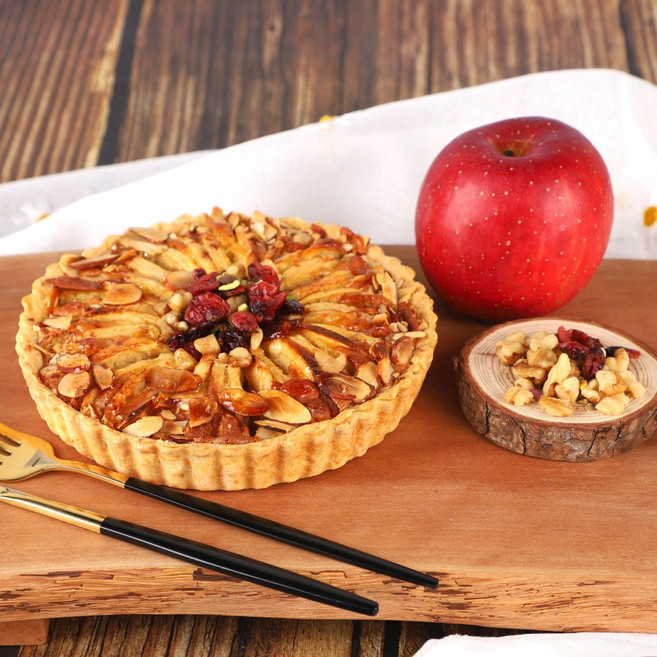 수제 애플파이 사과파이 타르트 디저트 저당 영양간식, 1개, 440g