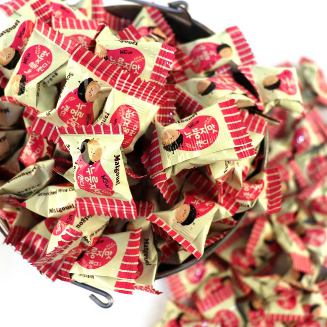 누룽지맛 사탕 대용량 업소용 캔디 후식 디저트 벌크 식당, 1.8kg, 1개