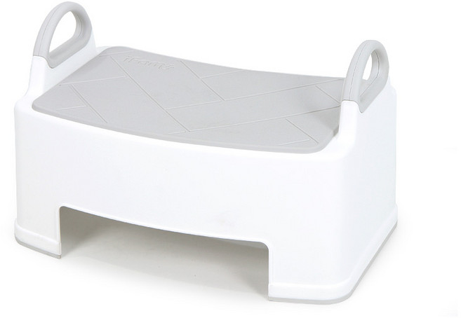 아이팜 더 와이드 디딤대 유아발판 미끄럼방지, 1개, 1단 화이트