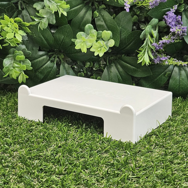 크레스티드 게코 바우 은신처, 1개, 화이트