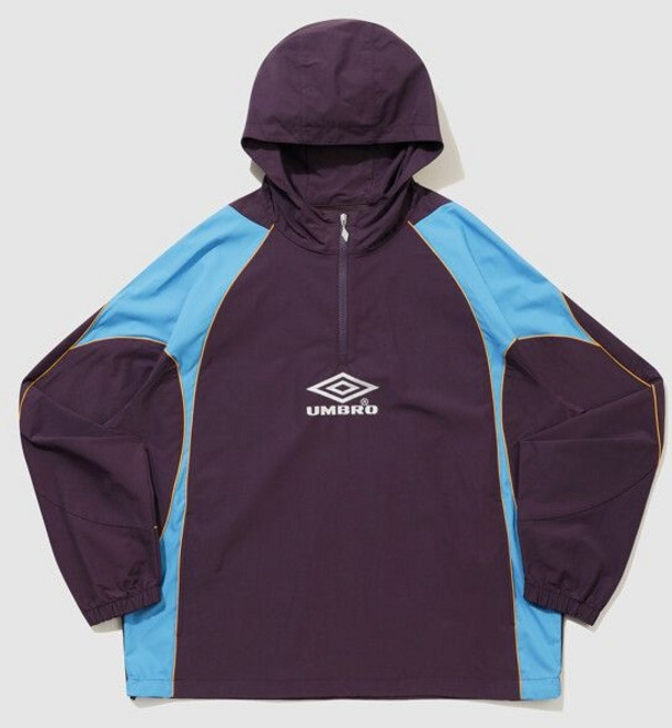 [백화점 정품] UMBRO 25SS HBL 브릿 컬러블록 후드 아노락 퍼플 UR124CWT23
