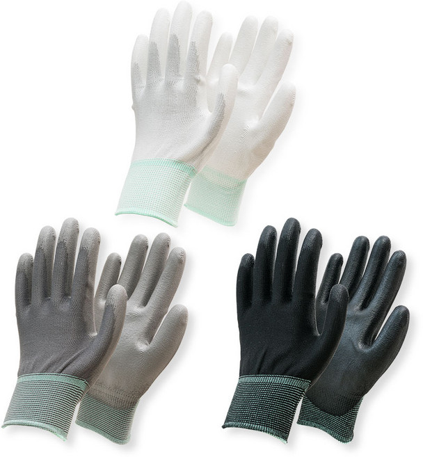 [50켤레] PU장갑 PUPALM / PUTOP / PU내피, 50세트, 무코팅 (회색 M), 그레이