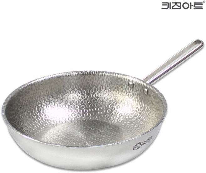 키친아트 퀸 엠보 IH 통5중 스텐레스 인덕션겸용 궁중팬 28cm, 단품, 1개