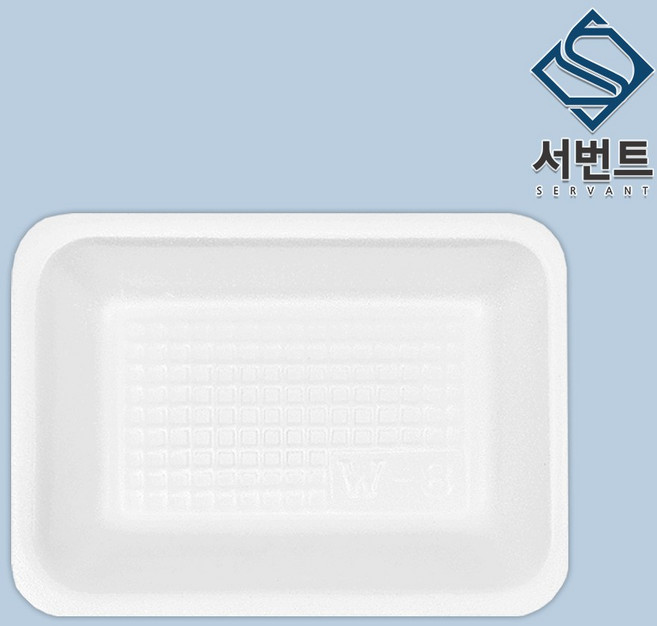 풍원 PSP트레이 발포트레이 8호 스티로폼용기 떡 반찬 정육 야채 과일 포장용, 1박스, 900개