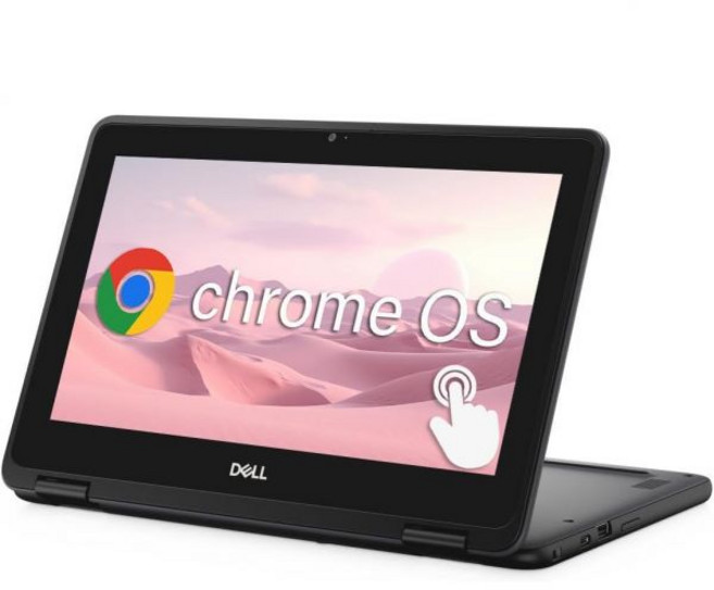 델 Chromebook 노트북 3100 2-in-1 컴퓨터 11.6인치 터치스크린 PC 인텔 셀러론 N4000 4GB 램 32GB SSD 타입-C 크롬 OS 중고품, 델 Chromebook 노트북 3100 2-in-1 컴