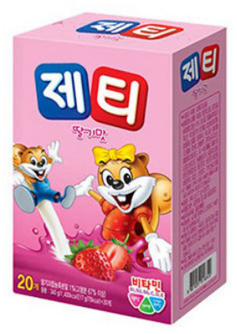 [동서식품] 제티 딸기맛 20Tx2개, 17g, 20개입, 2개