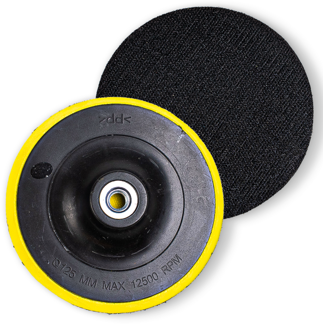 툴리고 그라인더 패드 샌딩 부직포 벨크로 찍찍이 밸크로 5인치 125mm, 5개