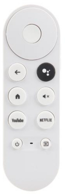 구글 크롬캐스트 4k 스노우 스트리밍 미디어 플레이어용 음성 교체 리모컨 (리모컨 전용) - GA01919REM GA01919-US, 한개옵션1