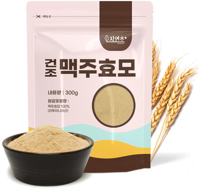 자연초 리투아니아 건조 맥주 효모가루, 1개, 300g