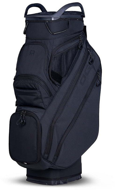 OGIO Silencer CART 골프 백 (웨이브 카모), 블랙