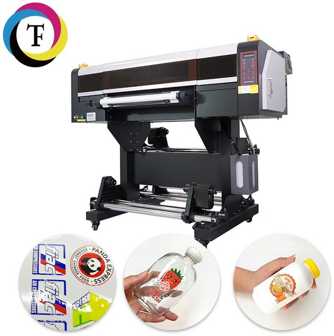 UV DTF 롤 투 로고 스티커 프린터 라미네이터 포함 60cm A/B 필름 A2 A1, 1개